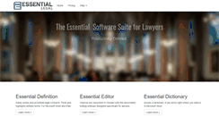 Desktop Screenshot of essentialeditor.com
